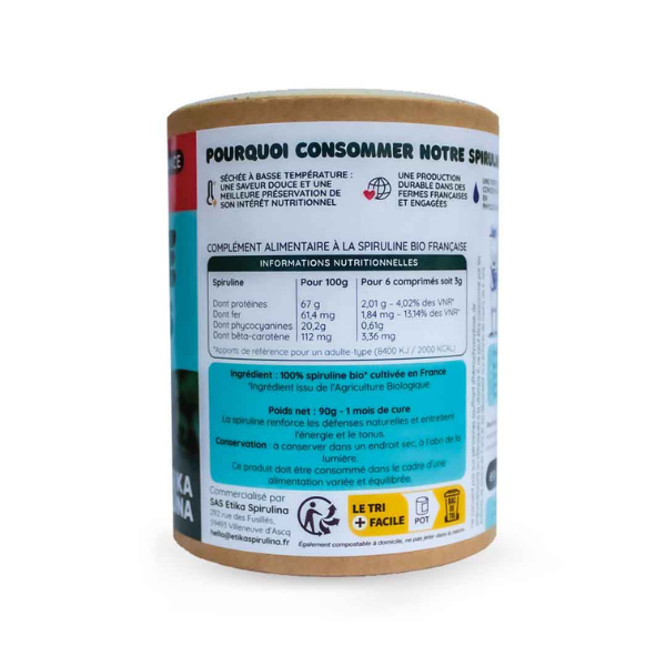 Spiruline bio en comprimés - 3