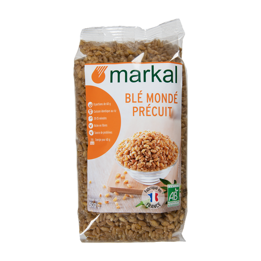 Blé mondé précuit bio - 1